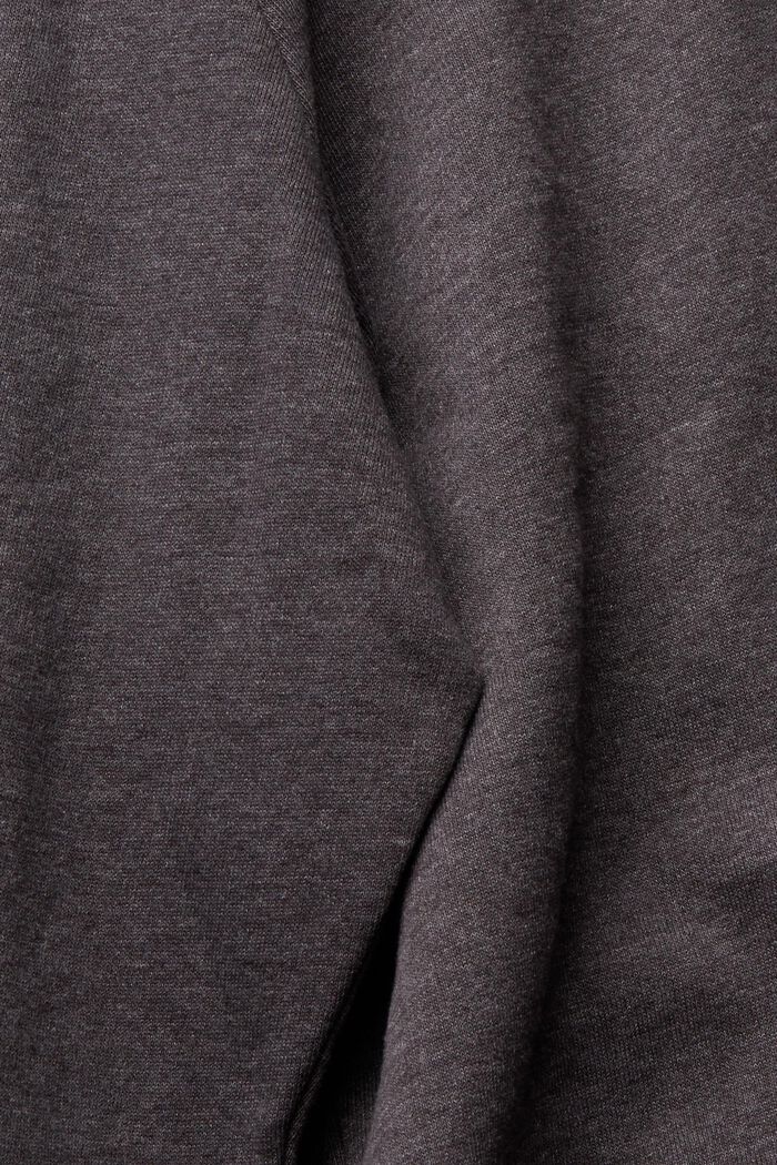 Genanvendte materialer: Sweatshirt med hætte, DARK GREY, detail image number 5