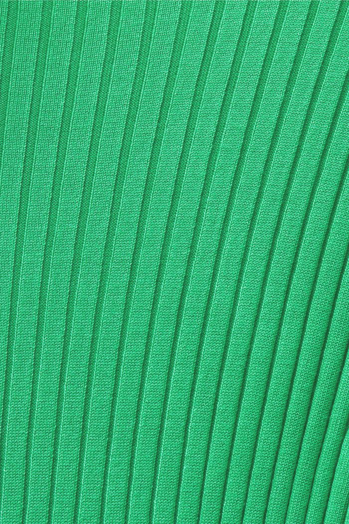 Maxi-kjole i ribstrik, GREEN, detail image number 5