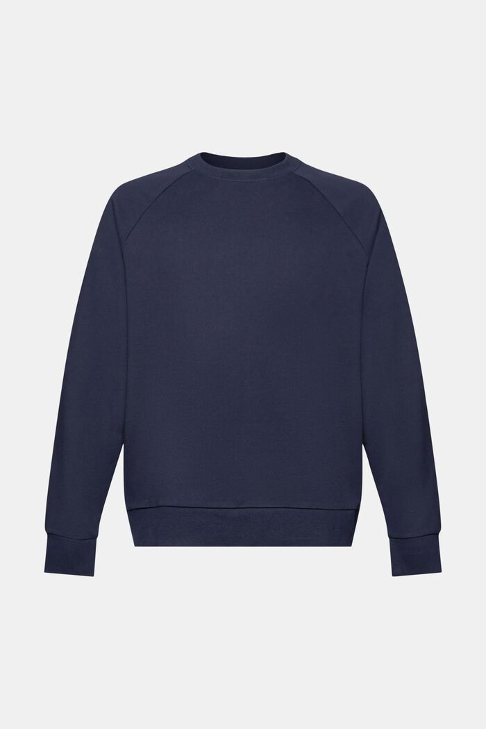 Relaxed fit sweatshirt i bomuld, NAVY, detail image number 7