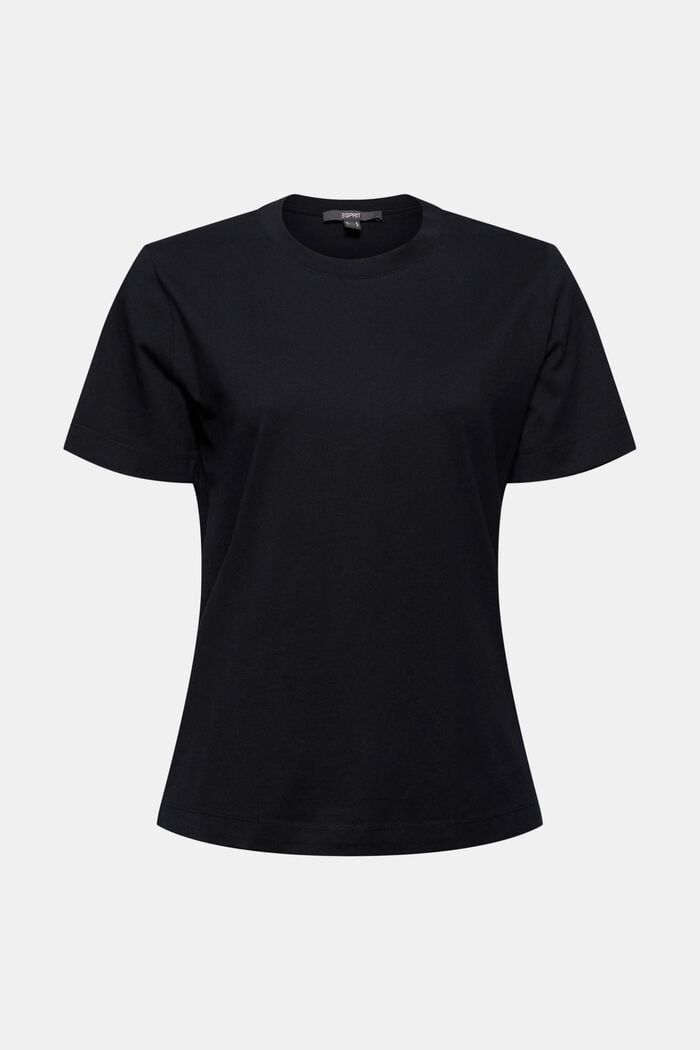 Basis-T-shirt af 100% økobomuld, BLACK, detail image number 5