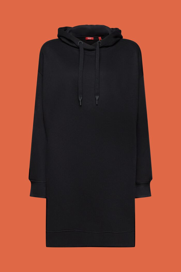 Sweatshirtkjole med hætte, BLACK, detail image number 6