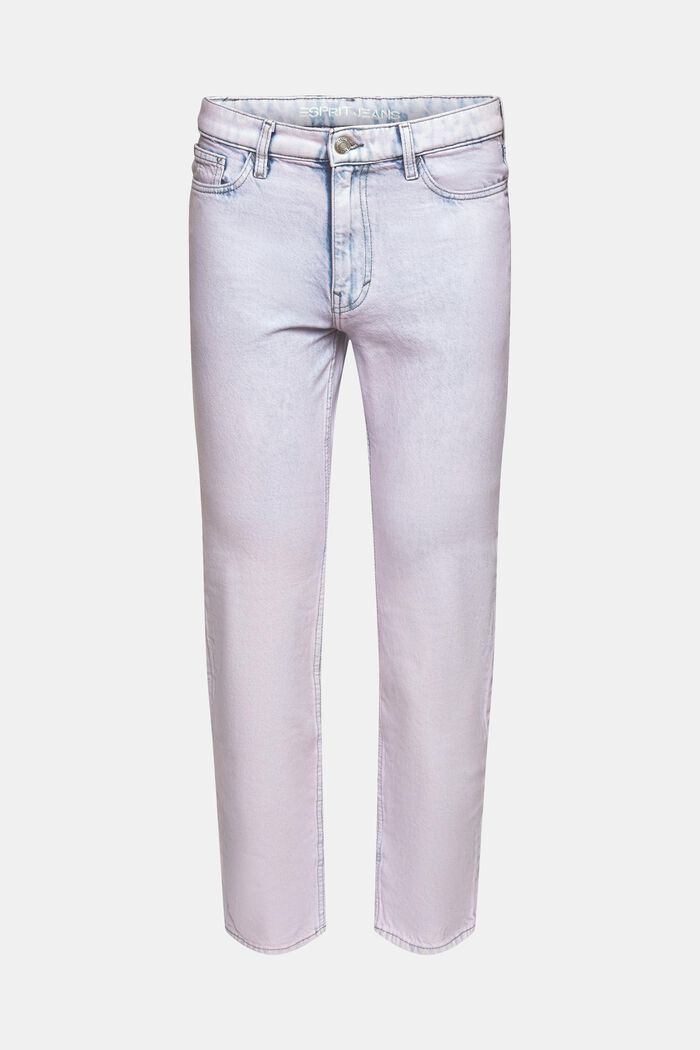 Lige jeans med mellemhøj talje, LAVENDER, detail image number 6
