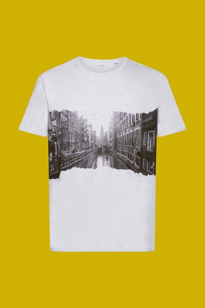 T-shirt i slubjersey med print