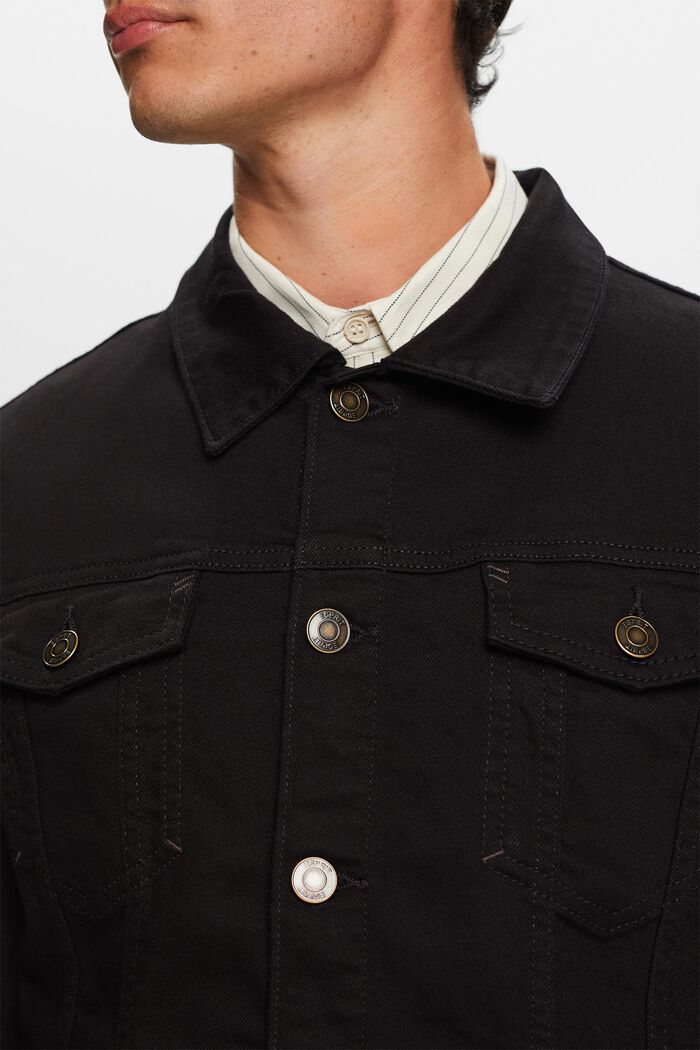 Jackets indoor denim, BLACK RINSE, detail image number 1