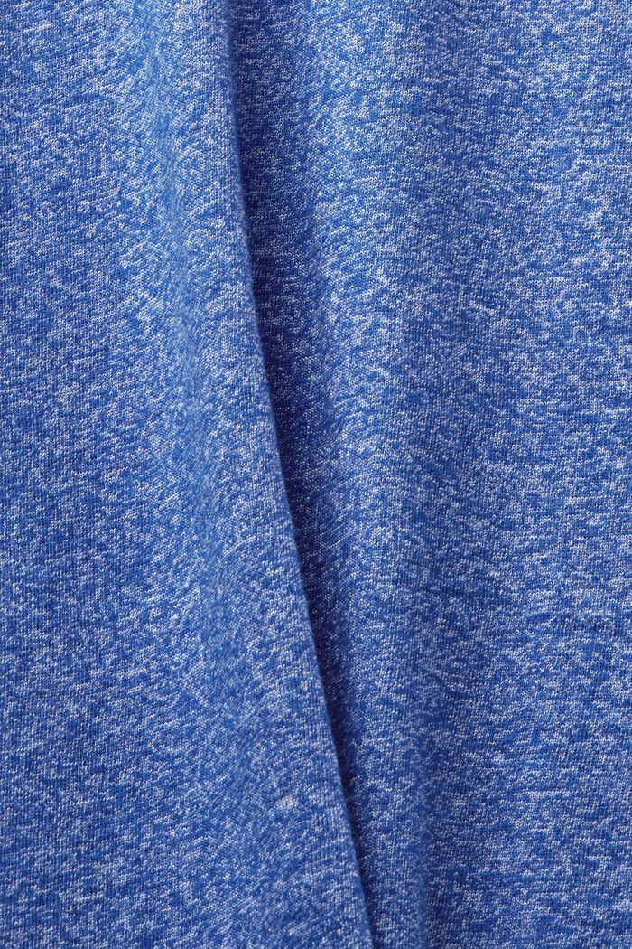 Melange-poloshirt, BRIGHT BLUE, detail image number 4