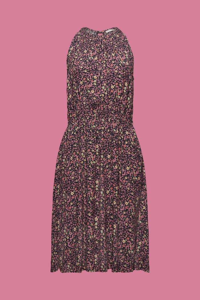 Mønstret, kort kjole, NAVY, detail image number 6
