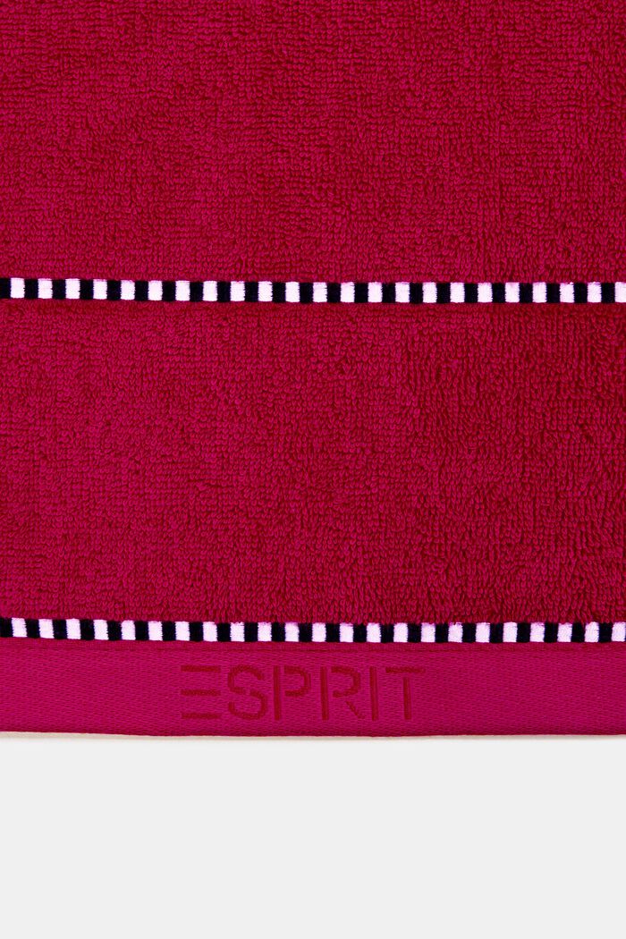 Med TENCEL™: Håndklædeserie af frotté, RASPBERRY, detail image number 1