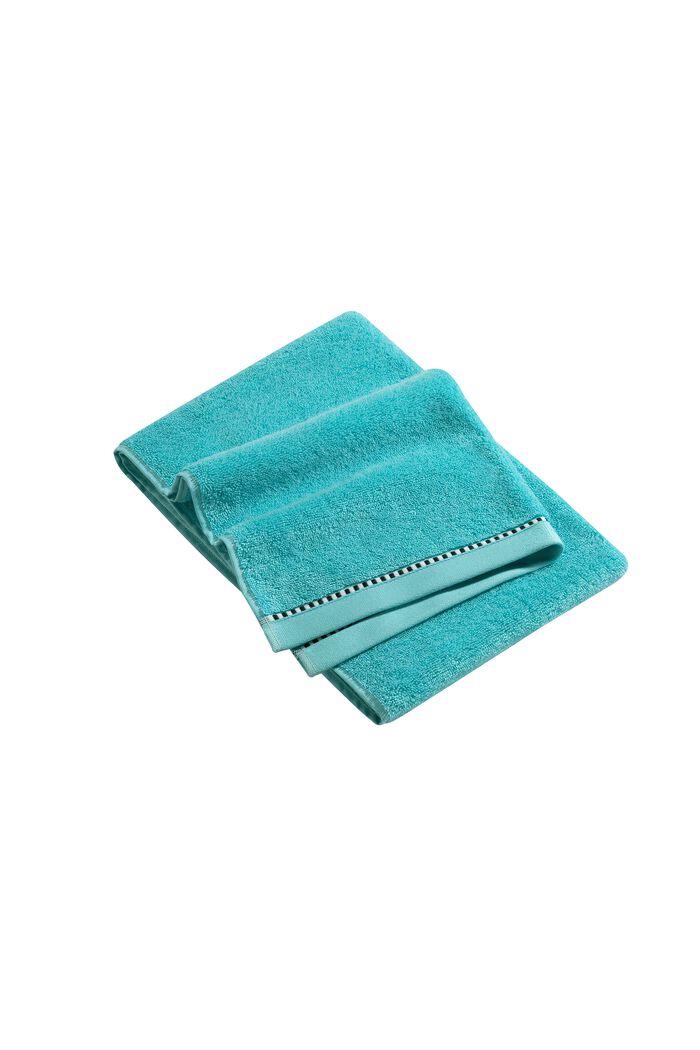 Med TENCEL™: Håndklædeserie af frotté, TURQUOISE, detail image number 2