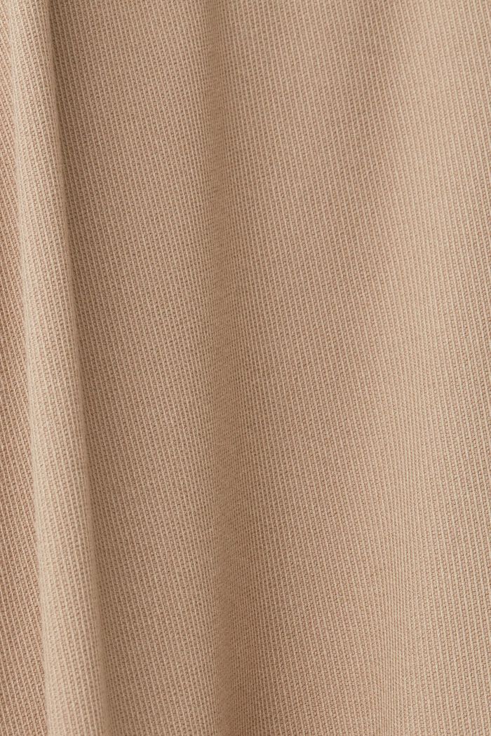 Cropped twill-bukser, TAUPE, detail image number 6