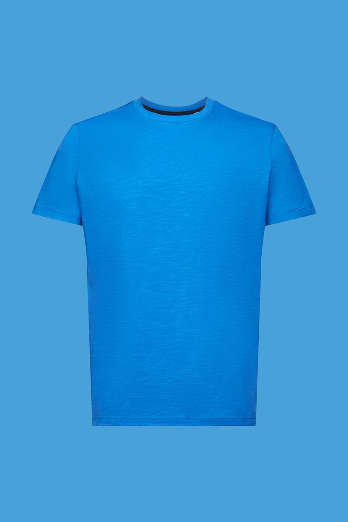 T-shirt i bomuldsjersey, BRIGHT BLUE, detail image number 6
