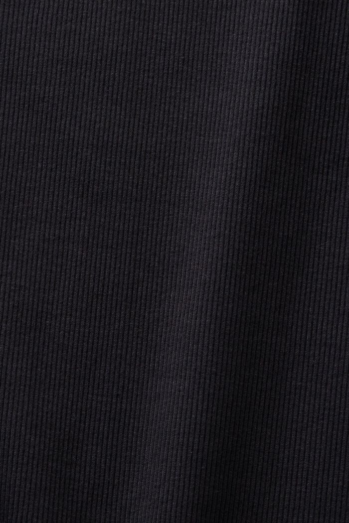 T-shirt med rhinstenslogo, BLACK, detail image number 4