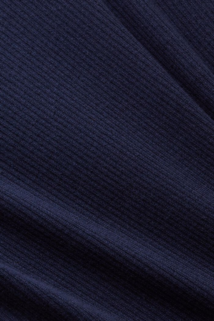 Ribbet sweater-tanktop, NAVY, detail image number 5
