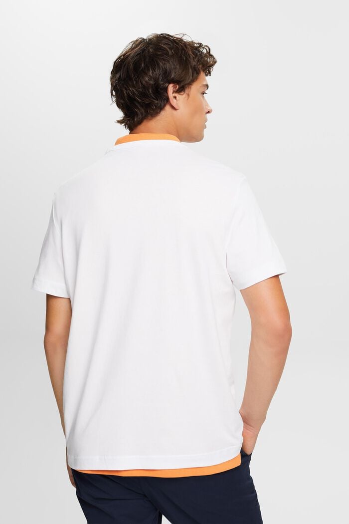 T-shirt med grafisk logo, WHITE, detail image number 4
