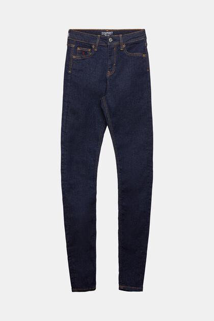 Skinny jeans med høj talje