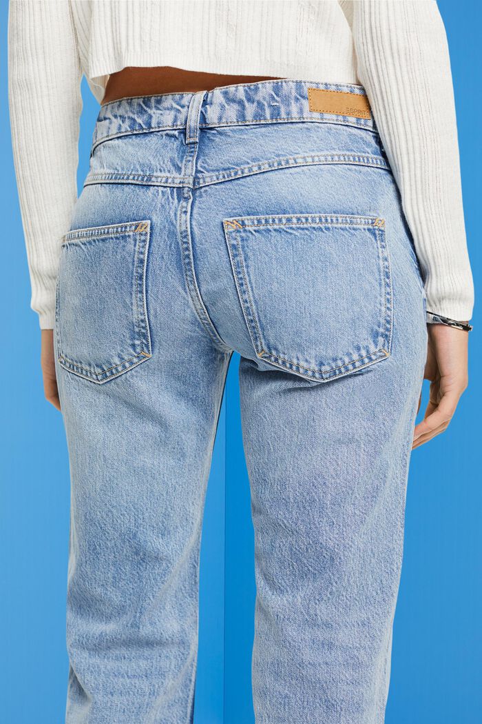 Jeans med mellemhøj talje og retro-svaj, BLUE MEDIUM WASHED, detail image number 2