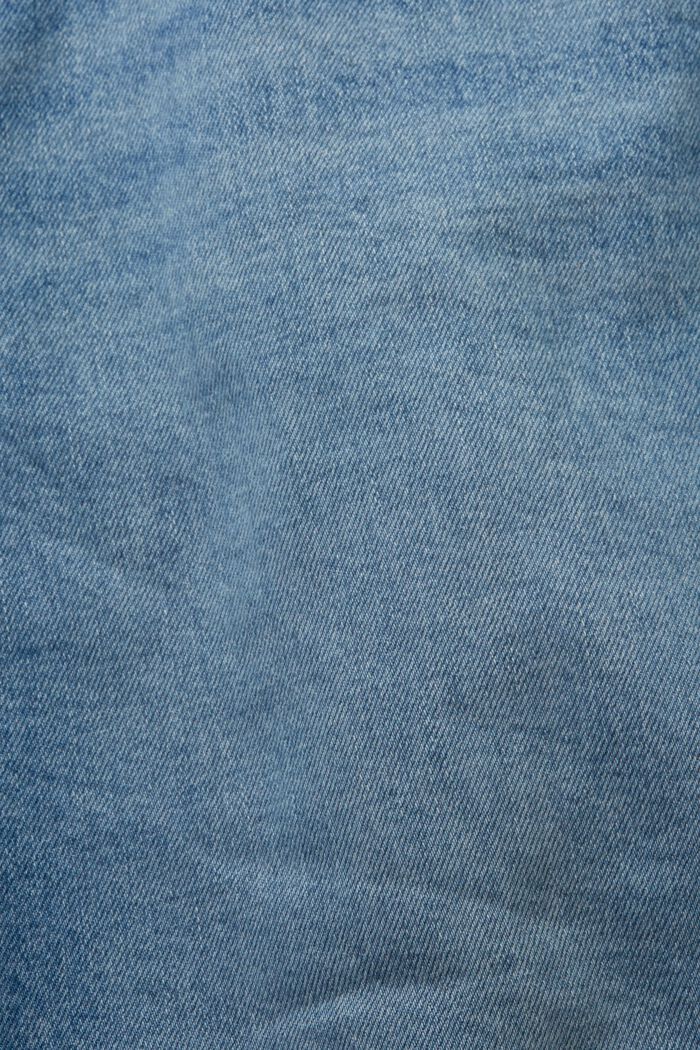 Smalle jeans i stretchbomuld, BLUE MEDIUM WASHED, detail image number 4