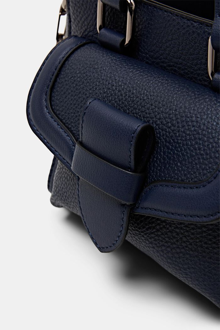 City bag i læder-look, NAVY, detail image number 1