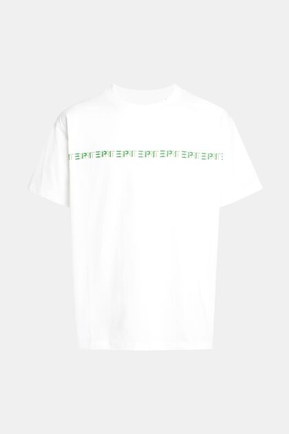 Yagi Archive T-shirt med logo og rund hals, WHITE, overview