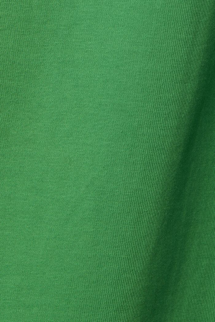 Unisex T-shirt i bomuldsjersey med logo, GREEN, detail image number 7