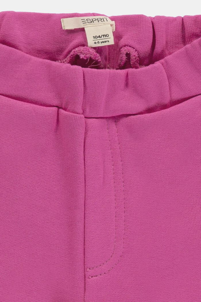 Basis-sweatbukser af 100 % bomuld, PINK, detail image number 2