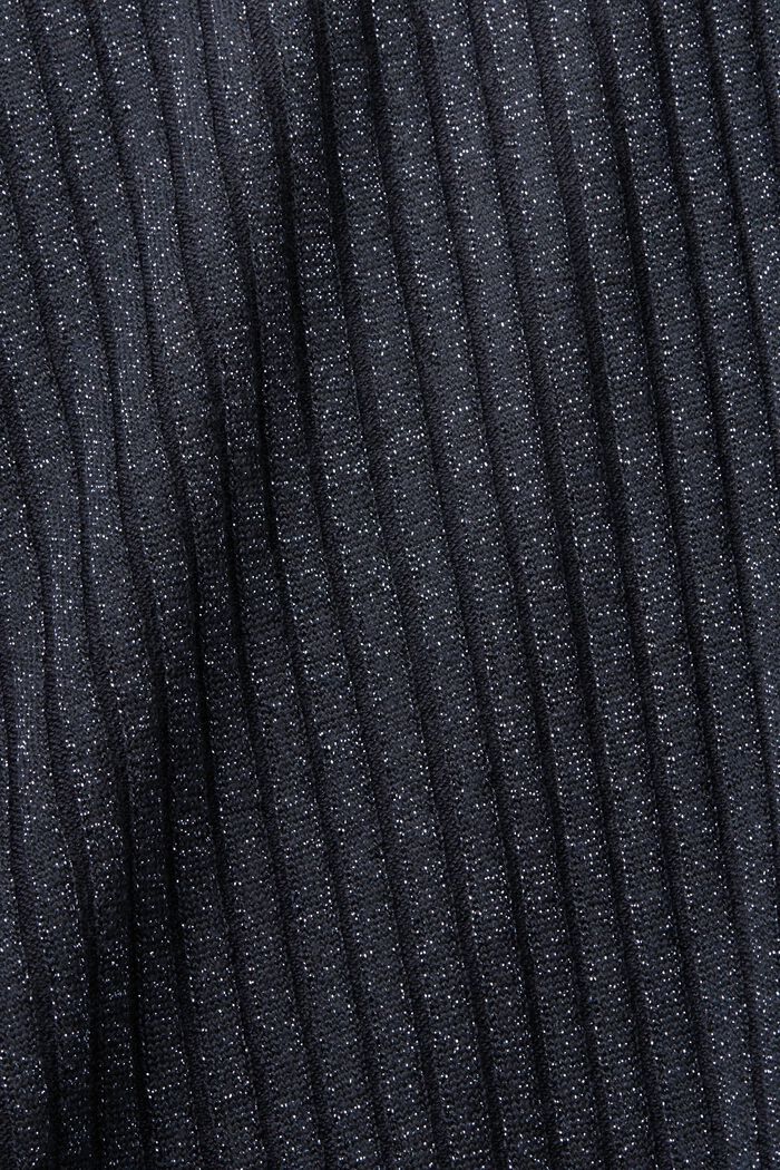 Lang cardigan med glimmereffekt, NAVY, detail image number 7