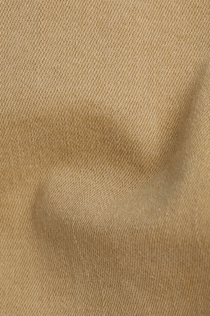 Bløde, højtaljede bukser med stretch, CAMEL, detail image number 4