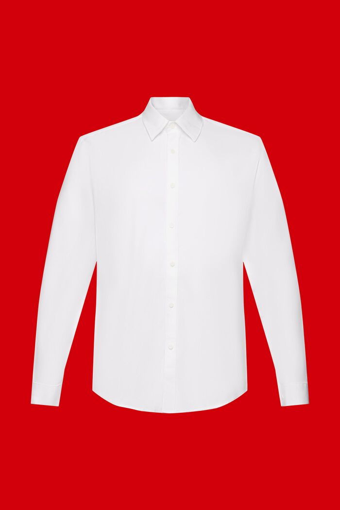 Shirt i slim fit, WHITE, detail image number 6