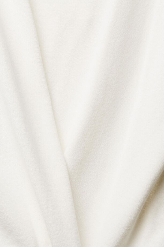 Kortærmet pullover med polokrave, OFF WHITE, detail image number 6