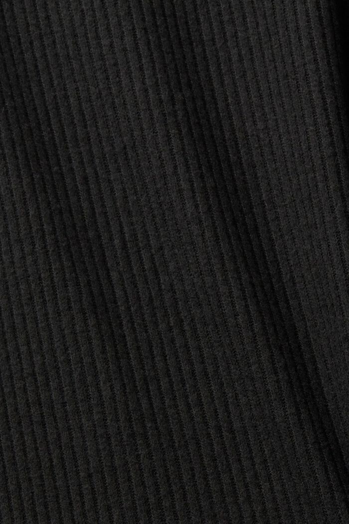 Bukser i ribstrik, BLACK, detail image number 6