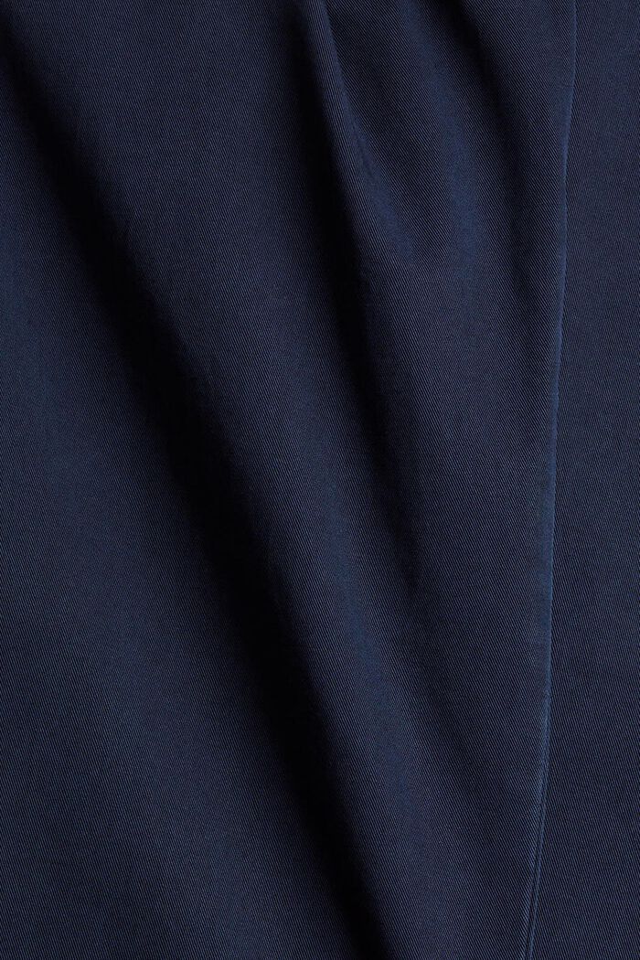Bukser med indvendig snor i taljen, af pimabomuld, NAVY, detail image number 1