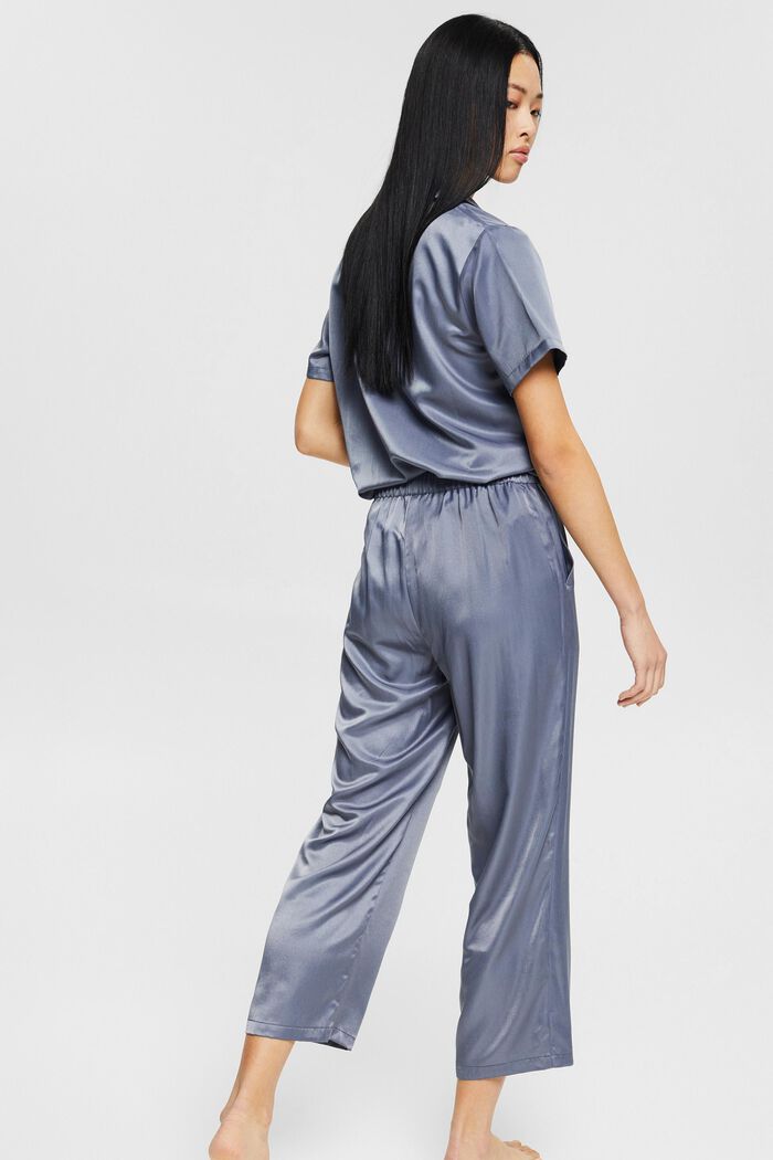 Pyjamasbukser med LENZING™ ECOVERO™, GREY BLUE, detail image number 3