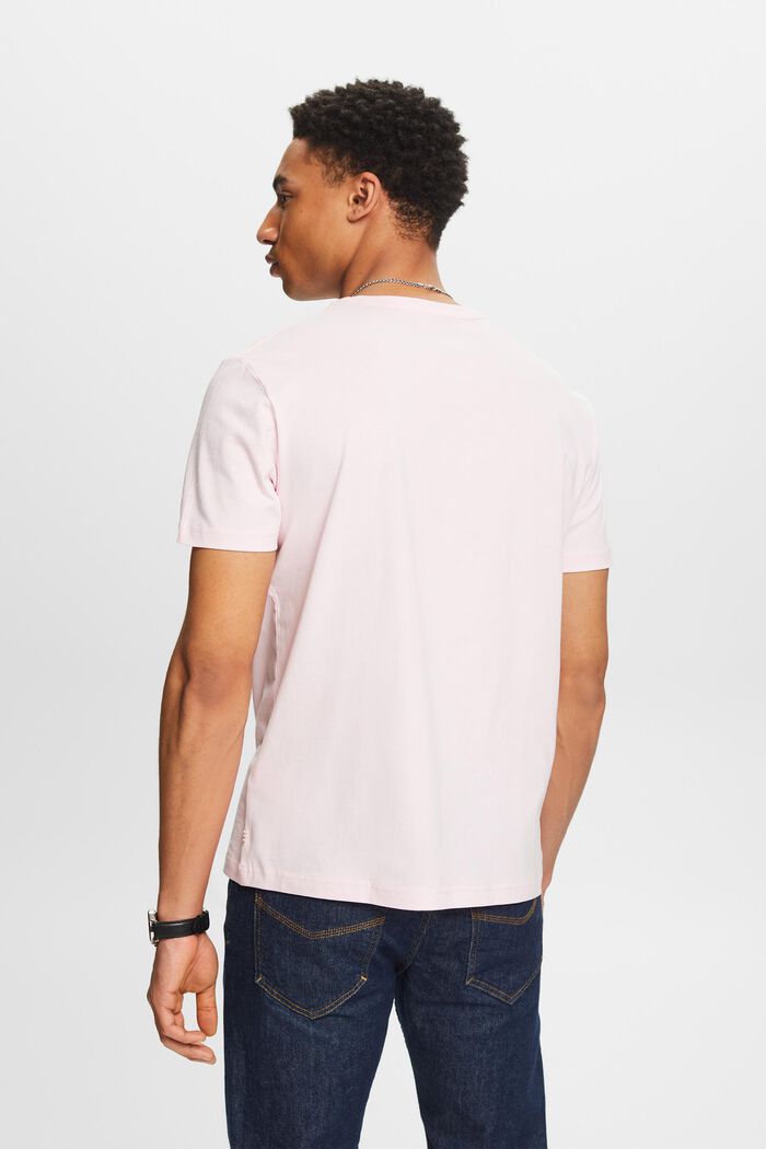 Kortærmet T-shirt med rund hals, PASTEL PINK, detail image number 2