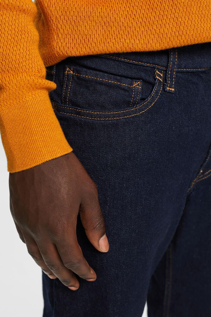 Genanvendt: straight fit-jeans, BLUE RINSE, detail image number 2