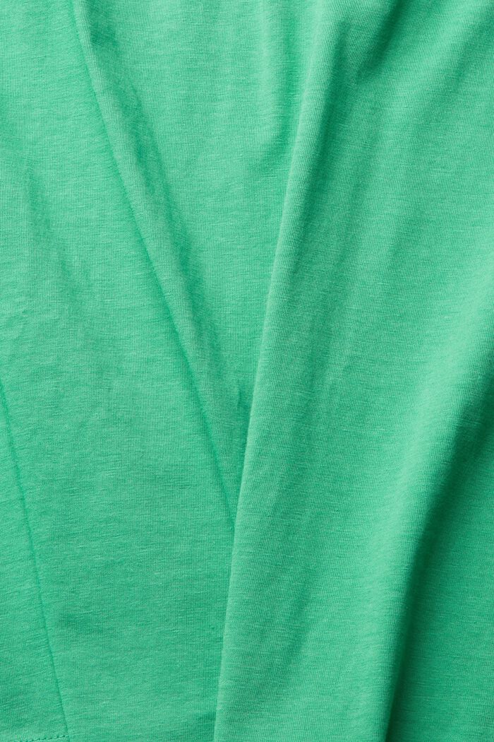 Jersey-T-shirt med stort rygmærke, GREEN, detail image number 5