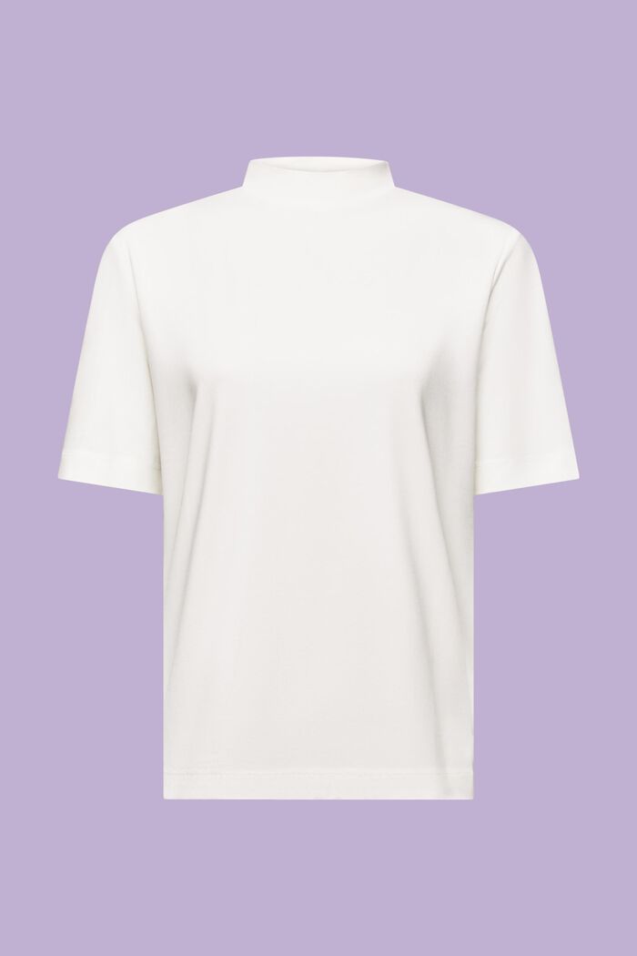 Jersey-T-shirt med høj hals, ICE, detail image number 5