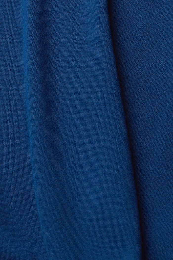 Pullover med rullekrave, PETROL BLUE, detail image number 5