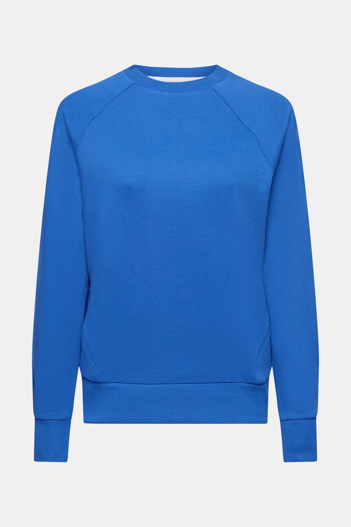 Sweatshirt med lynlåslommer, BRIGHT BLUE, detail image number 6