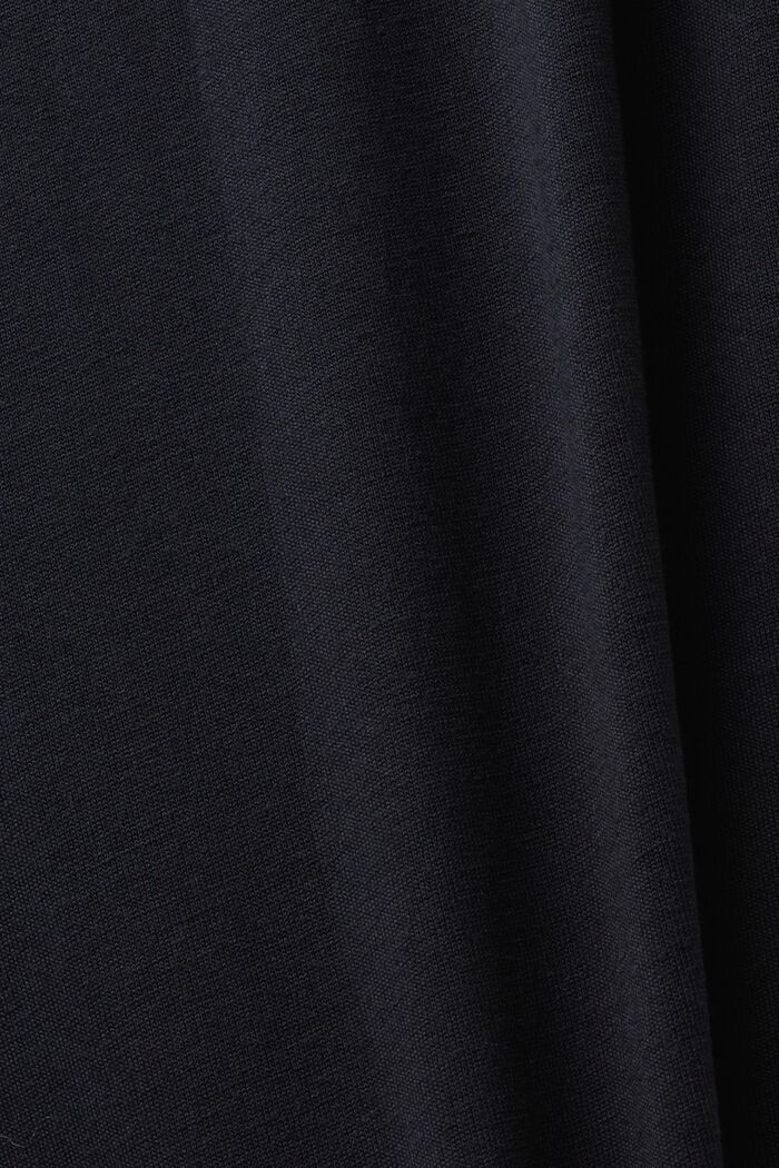 Jersey-T-shirt med print, LENZING™ ECOVERO™, BLACK, detail image number 5