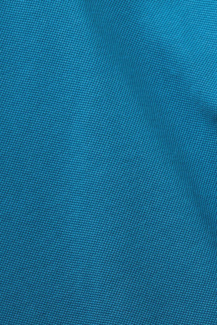 Poloshirt i slim fit, PETROL BLUE, detail image number 5