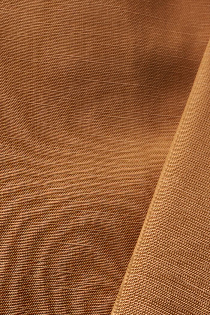 Dobbeltradet lang vest, TENCEL™, CAMEL, detail image number 6