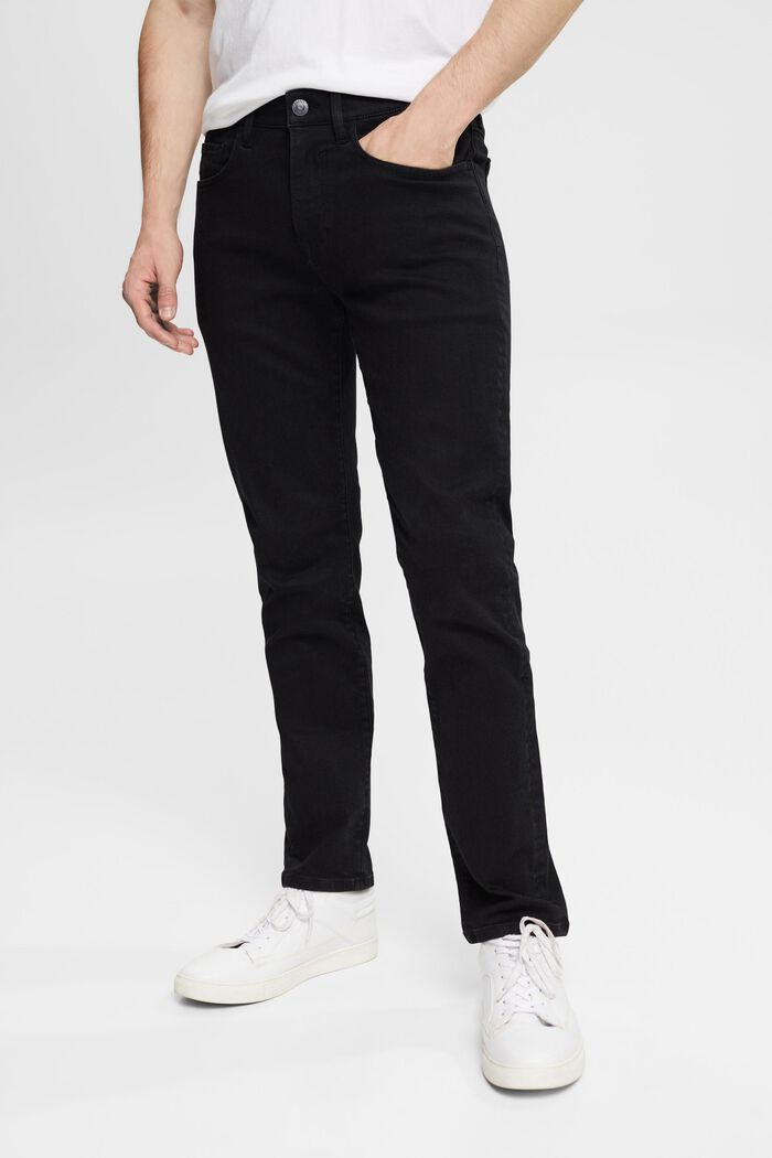 Jeans af økologisk bomuld, BLACK RINSE, detail image number 0