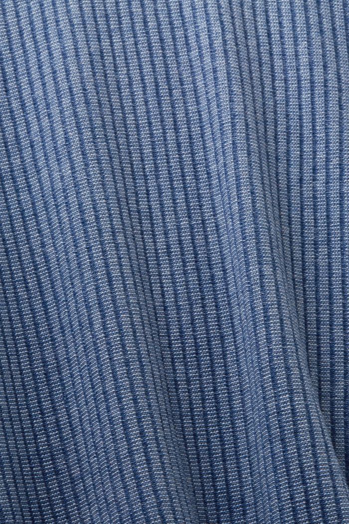 Tofarvet pullover i ribstrik, BLUE, detail image number 5