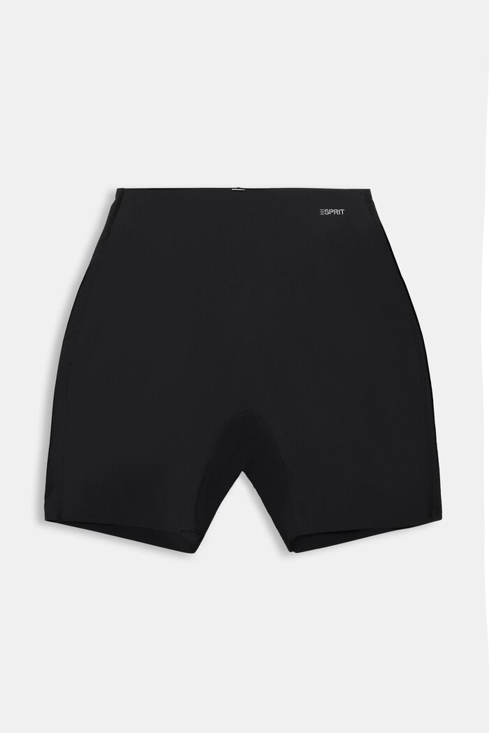 Genanvendt: shorts med blid shaping-effekt, BLACK, detail image number 4