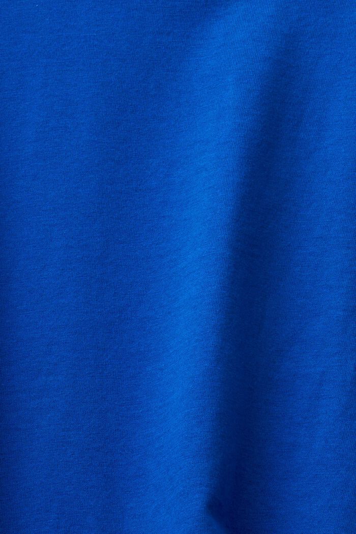 Kortærmet T-shirt med rund hals, BRIGHT BLUE, detail image number 4