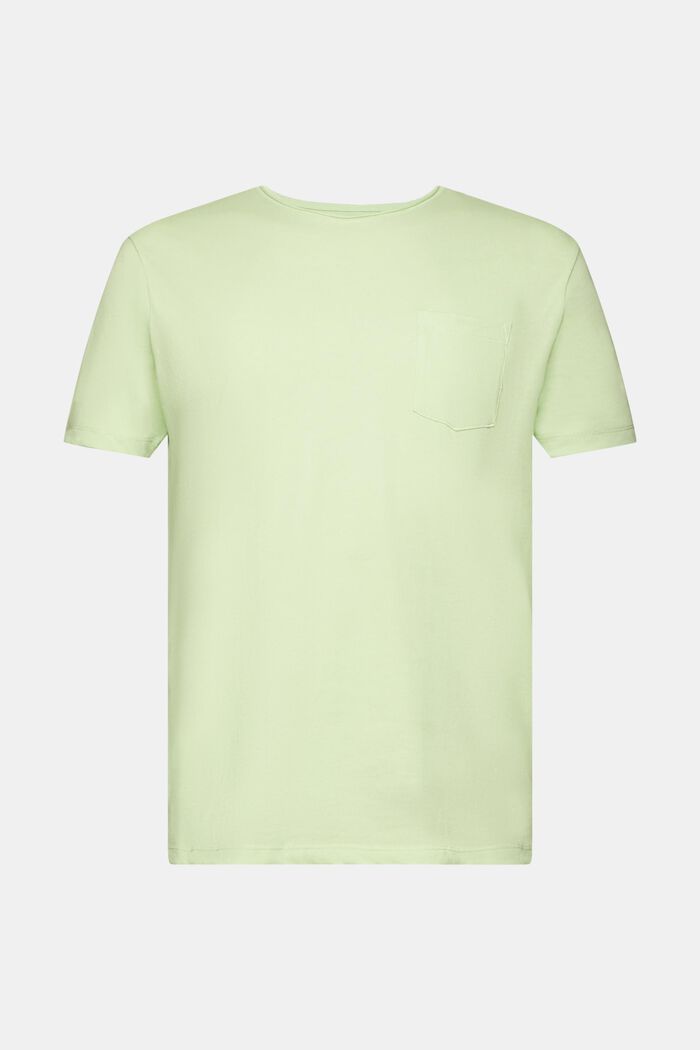 Genanvendte materialer: meleret T-shirt, CITRUS GREEN, detail image number 7