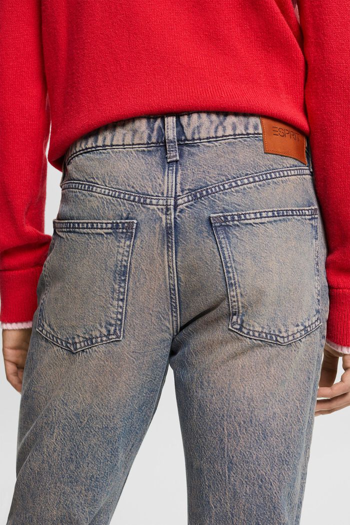 Lige jeans med mellemhøj talje, BLUE LIGHT WASHED, detail image number 3