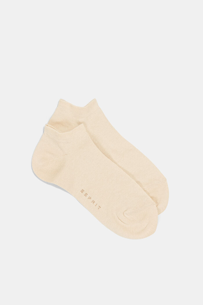 2-pak sokker, økologisk bomuld, CREAM, detail image number 0