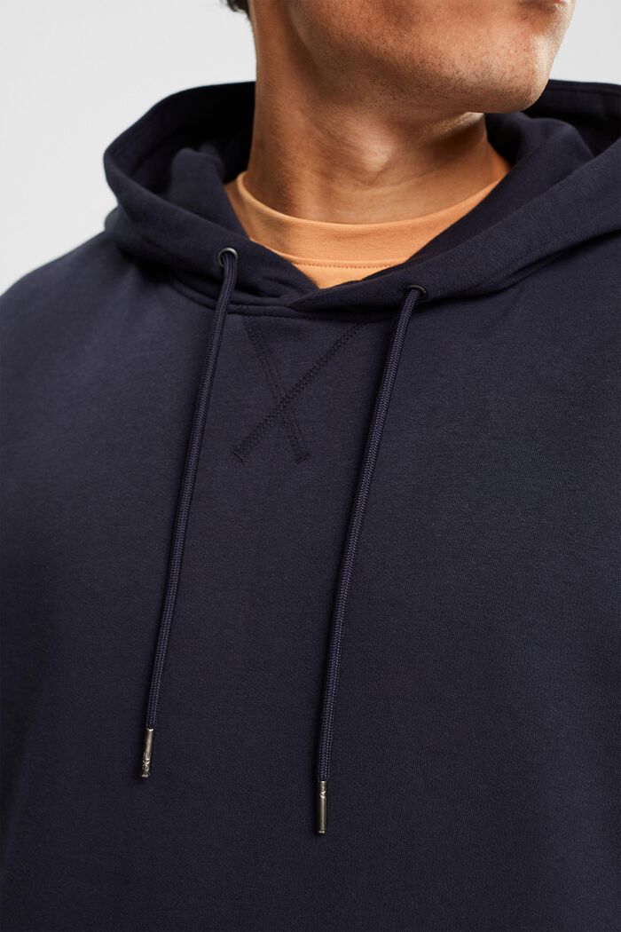 Genanvendte materialer: Sweatshirt med hætte, NAVY, detail image number 0