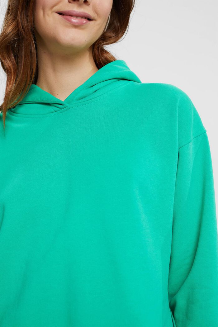 Sweatshirt med hætte, LIGHT GREEN, detail image number 0