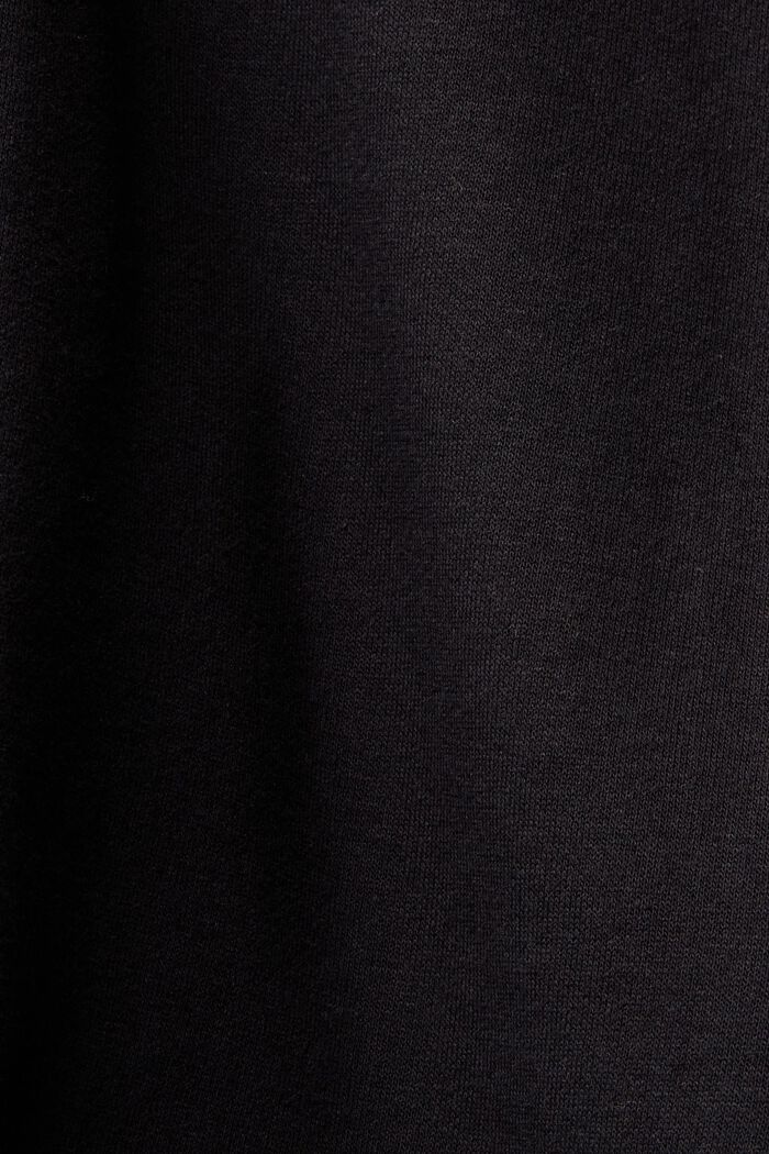 Sweatshirt med hætte, BLACK, detail image number 1